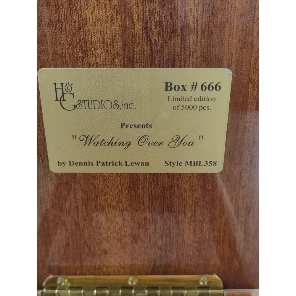 Ercolano Italian Jewelry Music Box Victorian House 'Wind Beneath My Wings'